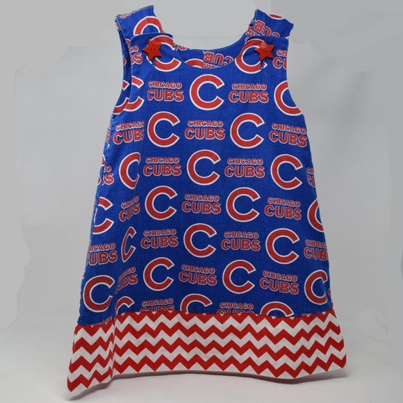 MLB Other - Chicago Cubs Toddler Dress Girl 2T Sleeveless MLB